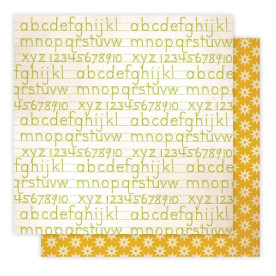 Двусторонняя бумага для скрапбукинга Penmanship 30х30 см от Studio Calico