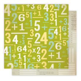 Двосторонній папір для скрапбукінгу Show Your Work 30х30 см від Studio Calico