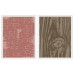 Папки для тиснения Bricked & Woodgrain от Sizzix