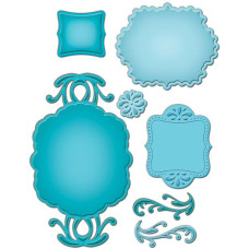 Набор ножей для вырезания и тиснения Ornate Artisan Tags & Accents от Spellbinders