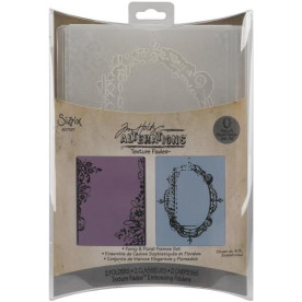 Папки для тиснення Fancy & Floral Frames від Sizzix