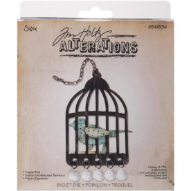 Нож для вырезания Bigz Die -Caged Bird от Tim Holtz
