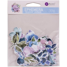 Набір вирубування, Watercolor Floral, 77 шт, Prima