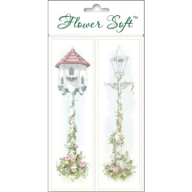 Открытки Summer - Dovecote & Lamp для украшения цветочным миксом Flower Soft