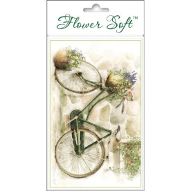Листівка Country Toppers - Bike для прикраси квітковим міксом Flower Soft