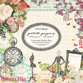 Набор бумаги для скрапбукинга Petite Papers Pad WPK32 15х15 см от Webster's Pages