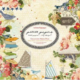Набір паперу для скрапбукінгу Petite Papers Pad WPK31 15х15 від Webster's Pages