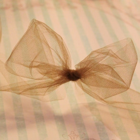 Декоративная сетка (фатин) цвета темного золота от Falk, ширина 14 см, длина 90 см