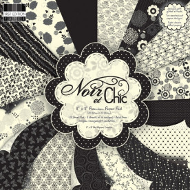 Набір паперу Noir et Chic 20x20 см 16 аркушів від First Edition