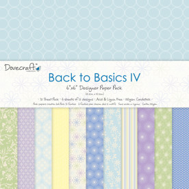 Набор бумаги Back to Basics IV 15x15 24 листа Dovecraft