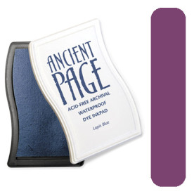 Перманентные чернила для штампинга Ancient Page Plum Wine от Clear Snap
