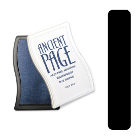 Перманентные чернила для штампинга Ancient Page Coal Black от Clear Snap