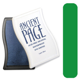 Перманентные чернила для штампинга Ancient Page Emerald от Clear Snap