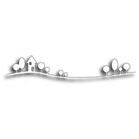 Ніж для вирізання Modern Landscape Border від Memory Box