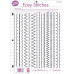 Пластиковий трафарет Easy Stitches, 28х22 см від Hot Off The Press