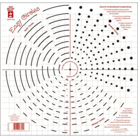 Пластиковий трафарет Easy Circles, 30х30 см від Hot Off The Press