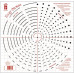 Пластиковий трафарет Easy Circles, 30х30 см від Hot Off The Press