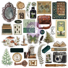 Набор высечек Ephemera - Nature Academia, 70 шт., Prima