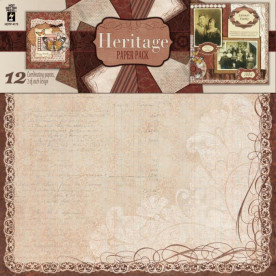 Набор бумаги Heritage 30х30 см 6 листов от Hot Off The Press