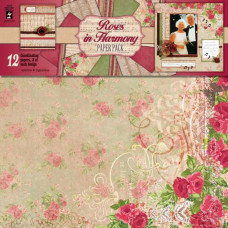 Набір паперу Roses In Harmony 30х30 см 6 листів від Hot Off The Press