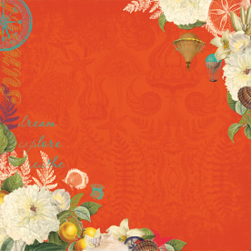 Лист Веллум для скрапбукінгу Seaside Vellum 30х30 см від Webster's Pages