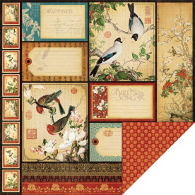 Двосторонній папір Tranquility 30х30 см від Graphic 45