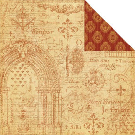 Двосторонній папір Rendezvous, French Country 30х30 см від Graphic 45