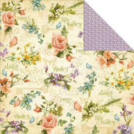 Двосторонній папір Beautiful Blooms 30х30 см від Graphic 45