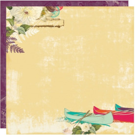 Двосторонній папір для скрапбукінгу New Discoveries 30х30 см від Webster's Pages