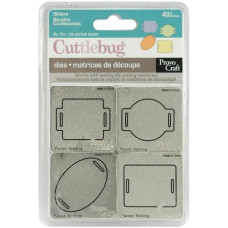 Набір ножів для вирізання Sliders від Cuttlebug, 4 шт