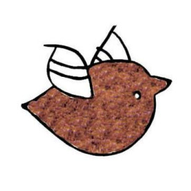 Флок коричневого кольору від Stampendous, 7,08 г