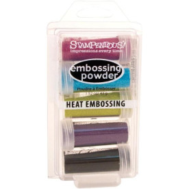 Набір пудр для ембоссінга Razzleberry від Stampendous