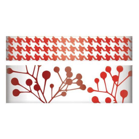 Паперовий скотч з візерунком червоного кольору від We R Memory Keepers, 15 мм і 10 мм