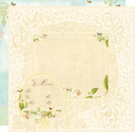 Двосторонній папір для скрапбукінгу The Arrival 30х30 см від Webster's Pages