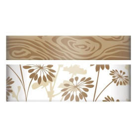 Бумажный скотч с узором коричневого цвета от We R Memory Keepers, 15 мм и 10 мм