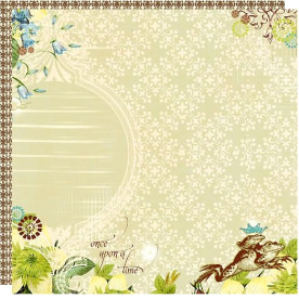 Двосторонній папір для скрапбукінгу Prince Frog 30х30 см від Webster's Page