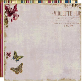 Двусторонняя бумага для скрапбукинга Violette Wings 30х30 см от Webster's Pages