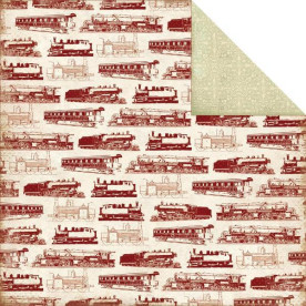 Двосторонній папір The Express 30х30 см від Carta Bella