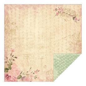 Двосторонній папір Rose Cluster & Banner 30х30 см від Authentique Paper