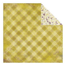 Двусторонняя бумага Diagonal Plaid 30х30 см от Authentique Paper