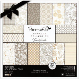 Набір паперу Lincoln 15х15 см 32 листа від Papermania