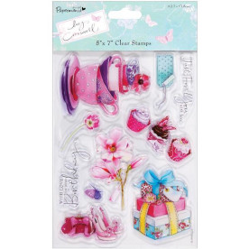 Набір акрилових штампів Teacups 18х13 см, Papermania