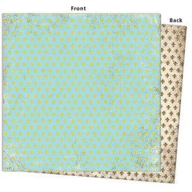 Двосторонній папір для скрапбукінгу Avignon - FleurDeLys 30х30 см від 7gypsies