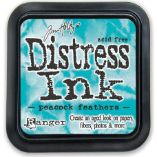 Краска для штампинга Distress Pad - Peacock Feathers от Tim Holtz