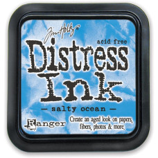 Краска для штампинга Distress Pad - Salty Ocean от Tim Holtz