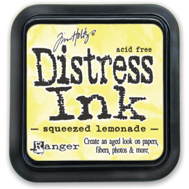 Краска для штампинга Distress Pad - Squeezed Lemonade от Tim Holtz