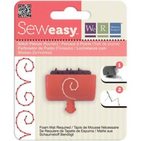 Змінна насадка для створення фігурної строчки Sew Easy Flourish від We R Memory Keepers