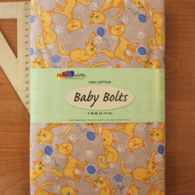 Ткань для рукоделия хлопок "Котики" 46х109 см