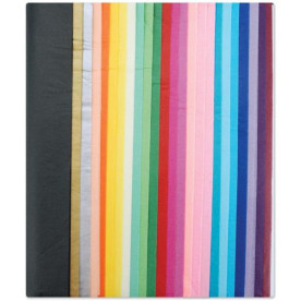 Набор упаковочной бумаги тишью разных цветов 25 листов, 66х51 см от Colorbok