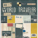 Набор бумаги для скрапбукинга The World Traveler 30х30 см 24 листа от DCWV